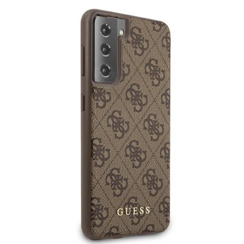 Kup Etui Guess GUHCS21MG4GFBR Samsung Galaxy S21+ Plus hnědý/brown tvrdý obal 4G Metal Gold Logo - GUE949BR - {ean13} - Sklep Home Screen