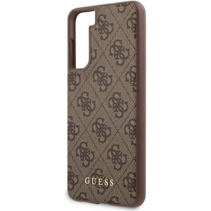 Kup Etui Guess GUHCS21MG4GFBR Samsung Galaxy S21+ Plus brązowy/brown hard case 4G Metal Gold Logo - GUE949BR - {ean13} - Sklep Home Screen