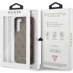 Kup Etui Guess GUHCS21MG4GFBR Samsung Galaxy S21+ Plus brązowy/brown hard case 4G Metal Gold Logo - GUE949BR - {ean13} - Sklep Home Screen