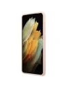Kup Etui Guess GUHCS21MLSLMGLP Samsung Galaxy S21+ Plus różowy/pink hardcase Silicone Script Metal Logo - GUE950PNK - {ean13} - Sklep Home Screen