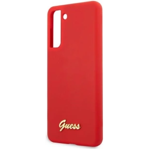 Kup Etui Guess GUHCS21MLSLMGRE Samsung Galaxy S21+ Plus czerwony/red hardcase Silicone Script Metal Logo - GUE951RED - {ean13} - Sklep Home Screen
