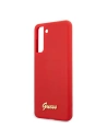 Kup Etui Guess GUHCS21MLSLMGRE Samsung Galaxy S21+ Plus piros/red hardcase szilikon Script fém logó - GUE951RED - {ean13} - Sklep Home Screen
