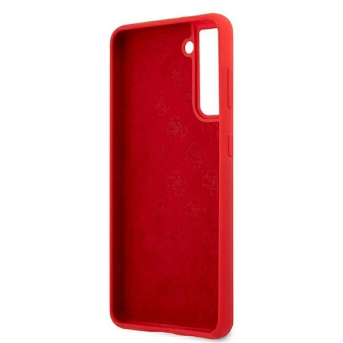 Kup Etui Guess GUHCS21MLSLMGRE Samsung Galaxy S21+ Plus piros/red hardcase szilikon Script fém logó - GUE951RED - {ean13} - Sklep Home Screen