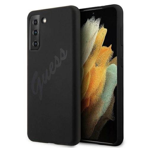 Kup Etui Guess GUHCS21MLSVSBK Samsung Galaxy S21+ Plus negru/black hardcase Script Vintage - GUE952BLK - {ean13} - Sklep Home Screen