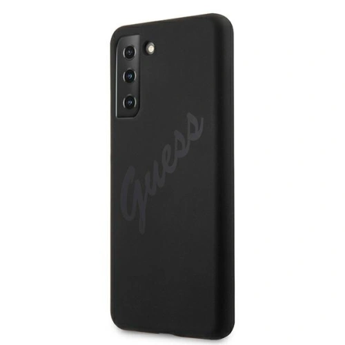 Kup Guess Samsung Tasche GUHCS21MLSVSBK Galaxy S21+ Plus schwarz/schwarz Hardcase Script Vintage - GUE952BLK - {ean13} - Sklep Home Screen