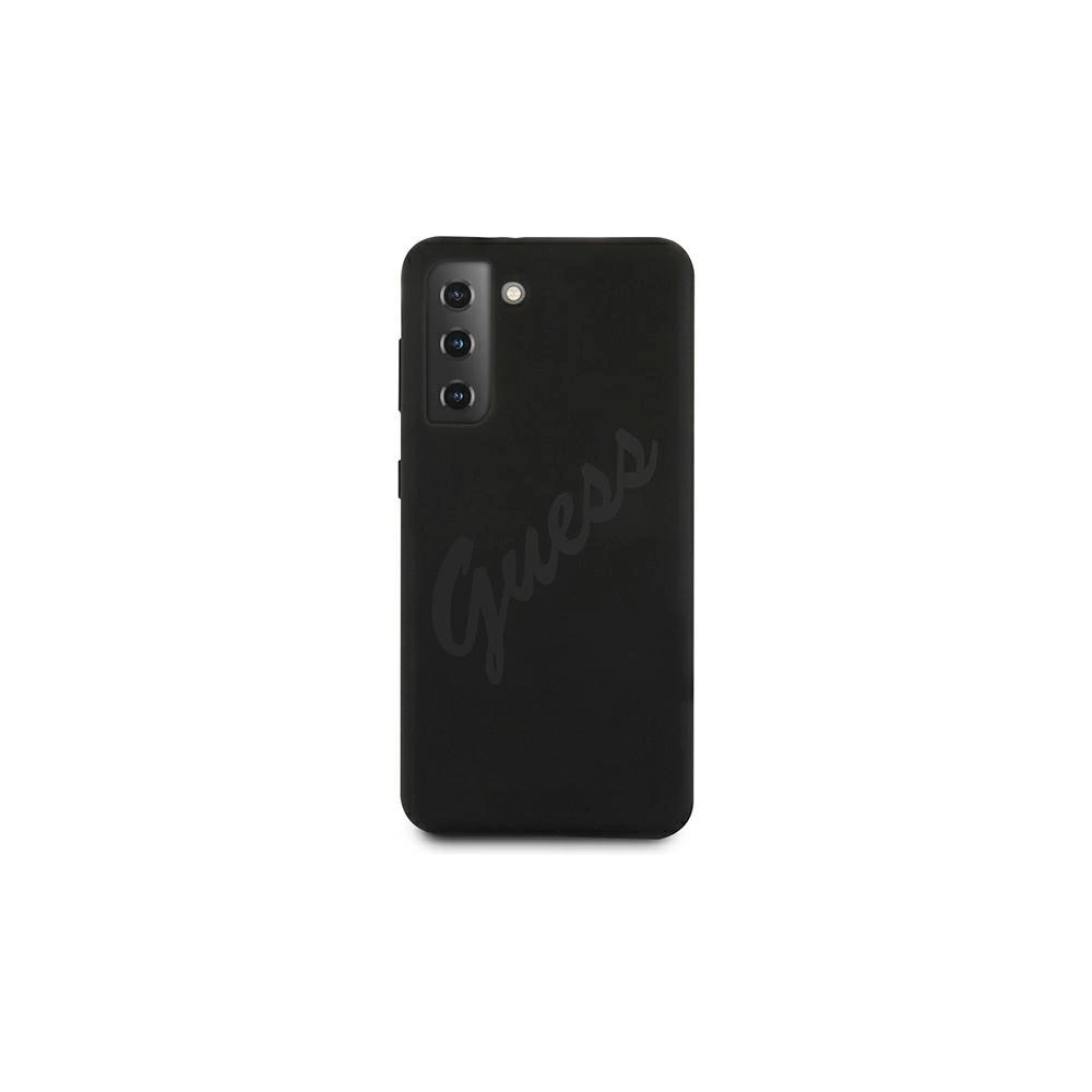 Etui Guess GUHCS21MLSVSBK Samsung Galaxy S21+ Plus czarny/black hardcase Script Vintage