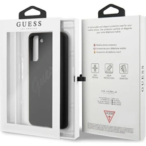 Kup Etui Guess GUHCS21MLSVSBK Samsung Galaxy S21+ Plus czarny/black hardcase Script Vintage - GUE952BLK - {ean13} - Sklep Home Screen