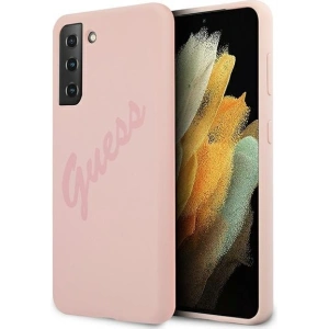 Kup Etui Guess GUHCS21MLSVSPI Samsung Galaxy S21+ Plus różowy/pink hardcase Script Vintage - GUE953PNK - {ean13} - Sklep Home Screen