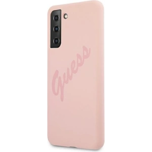 Kup Etui Guess GUHCS21MLSVSPI Samsung Galaxy S21+ Plus różowy/pink hardcase Script Vintage - GUE953PNK - {ean13} - Sklep Home Screen