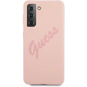 Kup Etui Guess GUHCS21MLSVSPI Samsung Galaxy S21+ Plus różowy/pink hardcase Script Vintage - GUE953PNK - {ean13} - Sklep Home Screen