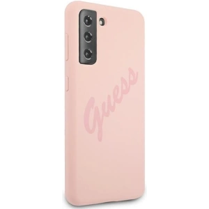 Kup Etui Guess GUHCS21MLSVSPI Samsung Galaxy S21+ Plus różowy/pink hardcase Script Vintage - GUE953PNK - {ean13} - Sklep Home Screen