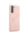Kup Guess Samsung Gehäuse GUHCS21MLSVSPI Galaxy S21+ Plus rosa/rosa Hartschalengehäuse Script Vintage - GUE953PNK - {ean13} - Sklep Home Screen