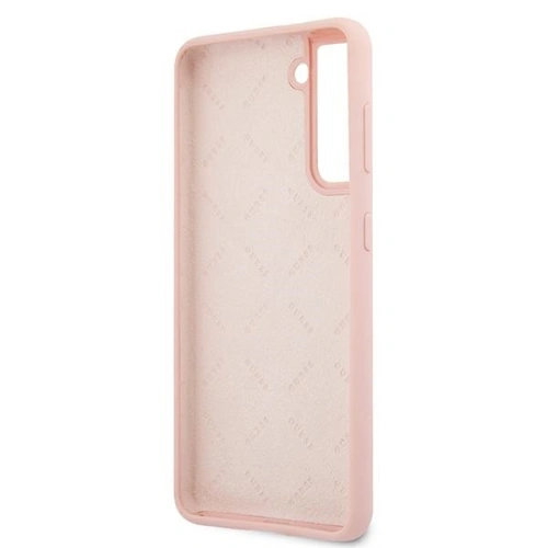 Buy Guess GUHCS21MLSVSPI Samsung Galaxy S21+ Plus pink hardcase Script Vintage - GUE953PNK - {ean13} - Home Screen Store Europe