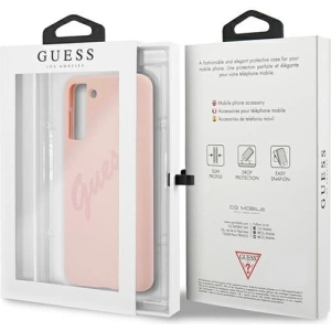 Kup Etui Guess GUHCS21MLSVSPI Samsung Galaxy S21+ Plus różowy/pink hardcase Script Vintage - GUE953PNK - {ean13} - Sklep Home Screen