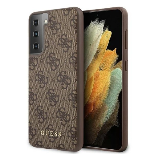 Kup Guess Samsung Gehäuse GUHCS21SG4GFBR Galaxy S21 braun/braun Hartschale 4G Metall Gold Logo - GUE954BR - {ean13} - Sklep Home Screen