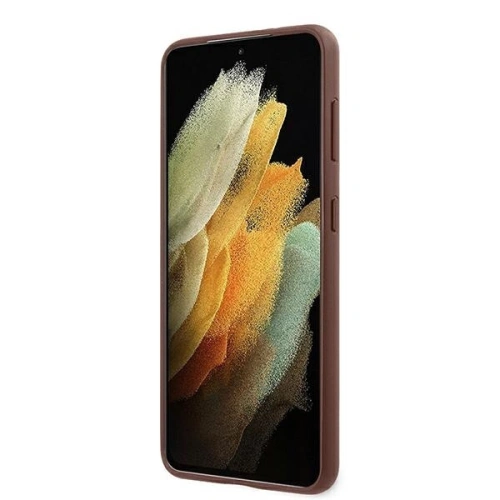 Kup Guess Samsung Gehäuse GUHCS21SG4GFBR Galaxy S21 braun/braun Hartschale 4G Metall Gold Logo - GUE954BR - {ean13} - Sklep Home Screen