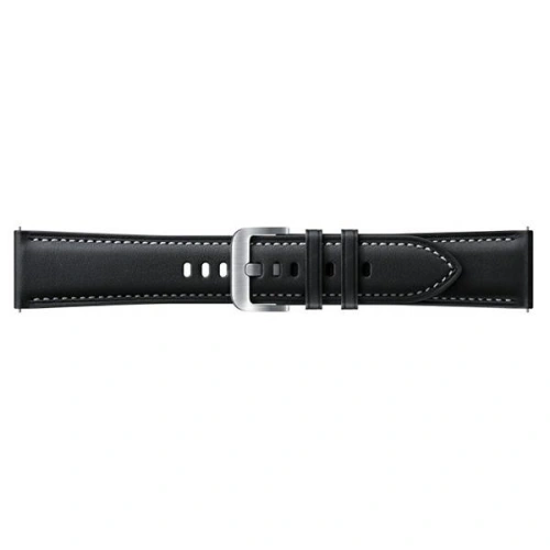 Buy Samsung Galaxy Watch 22mm Strap ET-SLR84LBEGEU Stitch Leather black - SMG383BLK - {ean13} - Home Screen Store Europe