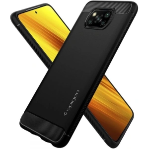 Kup Etui Spigen Rugged Armor Pocophone X3/Pro/NFC Matte Black - SPN1490BLK - {ean13} - Sklep Home Screen