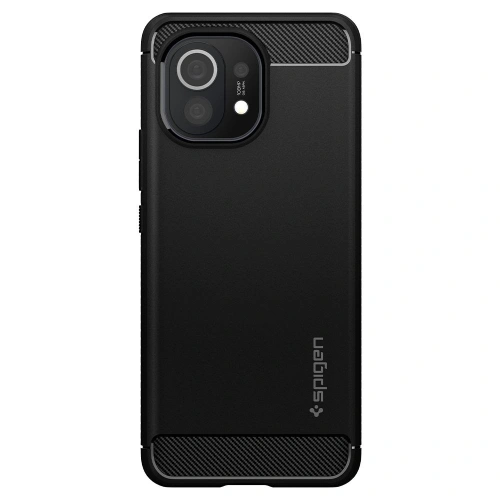 Buy Spigen Rugged Armor Xiaomi Mi 11 Matte Black - SPN1492BLK - {ean13} - Home Screen Store Europe