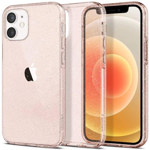 Kup Etui Spigen Liquid Crystal Apple iPhone 12 mini Csillogó Rózsaszín - SPN1494ROS - {ean13} - Sklep Home Screen
