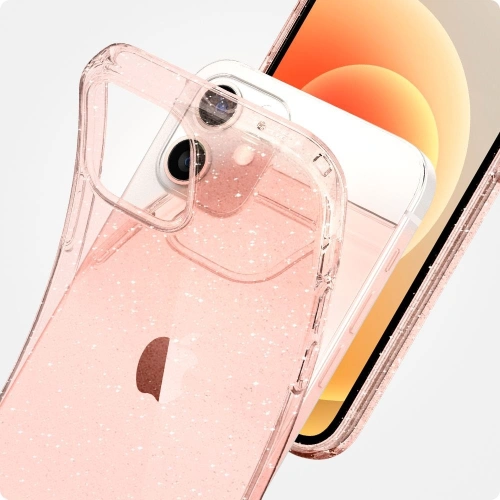 Kup Spigen Apple Case Flüssigkristall iPhone 12 mini Glitter Rose - SPN1494ROS - {ean13} - Sklep Home Screen