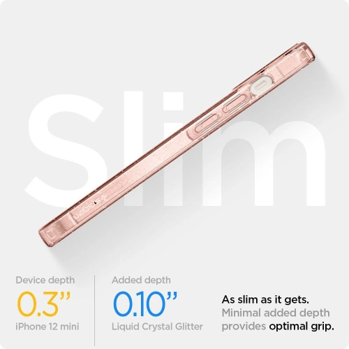 Buy Spigen Liquid Crystal Apple iPhone 12 mini Glitter Rose - SPN1494ROS - {ean13} - Home Screen Store Europe