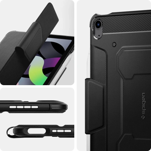 Kup Spigen Apple Tasche Rugged Armor Pro iPad Air 10.9 2020/2022 (4. und 5. Generation) / iPad Air 11 2024 (6. Generation) Schwarz - SPN1495BLK - {ean13} - Sklep Home Screen