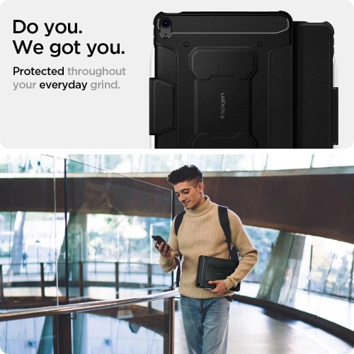 Kup Spigen Apple Tasche Rugged Armor Pro iPad Air 10.9 2020/2022 (4. und 5. Generation) / iPad Air 11 2024 (6. Generation) Schwarz - SPN1495BLK - {ean13} - Sklep Home Screen