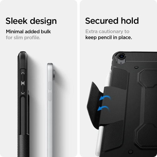 Kup Spigen Apple Tasche Rugged Armor Pro iPad Air 10.9 2020/2022 (4. und 5. Generation) / iPad Air 11 2024 (6. Generation) Schwarz - SPN1495BLK - {ean13} - Sklep Home Screen