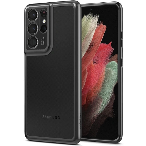 Kup Spigen Samsung Case Optik Crystal Galaxy S21 Ultra Chrom Grau - SPN1498CHRGRY - {ean13} - Sklep Home Screen