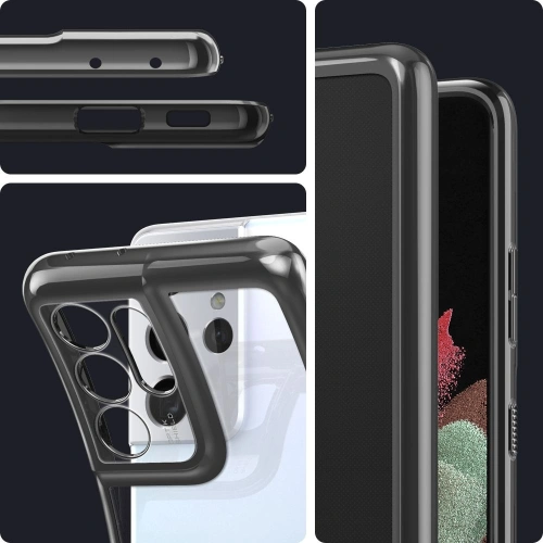 Kup Spigen Samsung Case Optik Crystal Galaxy S21 Ultra Chrom Grau - SPN1498CHRGRY - {ean13} - Sklep Home Screen