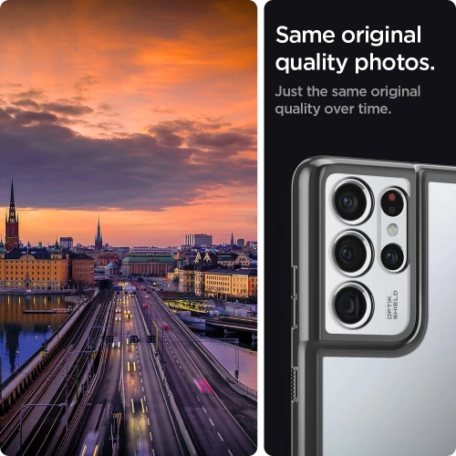 Buy Spigen Optik Crystal Samsung Galaxy S21 Ultra Chrome Grey - SPN1498CHRGRY - {ean13} - Home Screen Store Europe
