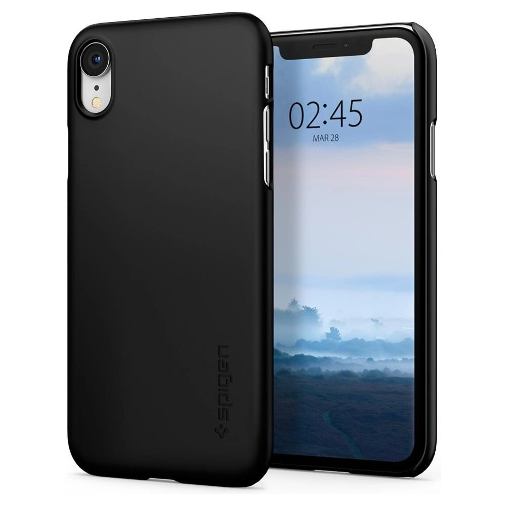 Etui Spigen Thin Fit Apple iPhone XR Black