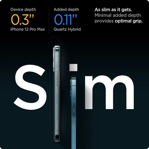 Kup Etui Spigen Quartz Hybrid Apple iPhone 12 Pro Max Matte Clear - SPN1505MCL - {ean13} - Sklep Home Screen