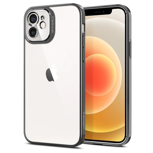 Kup Spigen Apple Case Optik Crystal iPhone 12 Chrom Grau - SPN1506CHRGRY - {ean13} - Sklep Home Screen