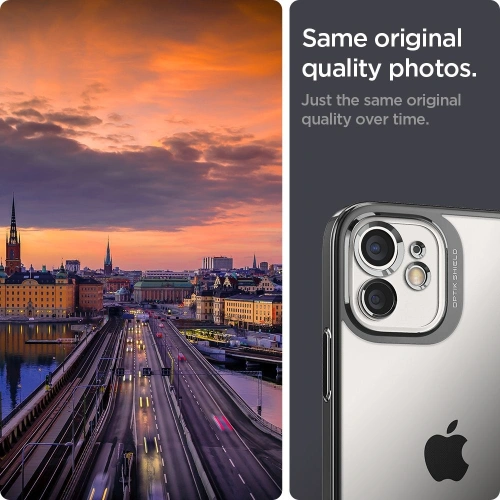 Kup Spigen Apple Case Optik Crystal iPhone 12 Chrom Grau - SPN1506CHRGRY - {ean13} - Sklep Home Screen