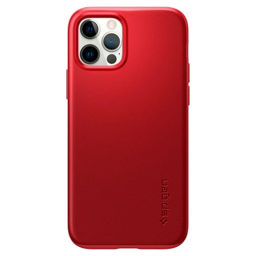 Kup Etui Spigen Thin Fit Apple iPhone 12/12 Pro Piros - SPN1508RED - {ean13} - Sklep Home Screen