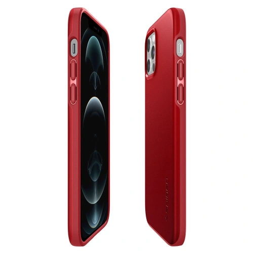 Kup Etui Spigen Thin Fit Apple iPhone 12/12 Pro Piros - SPN1508RED - {ean13} - Sklep Home Screen