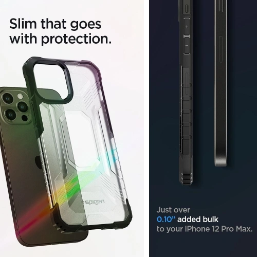 Kup Etui Spigen Nitro Force Apple iPhone 12 Pro Max Matná černá - SPN1509BLK - {ean13} - Sklep Home Screen