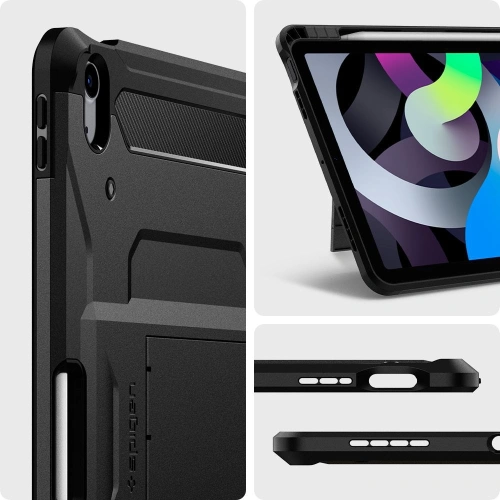 Kup Etui Spigen Tough Armor Pro Apple iPad Air 10.9 2020/2022 (4. i 5. generacji) / iPad Air 11 2024 (6. generacji) Black - SPN1510BLK - {ean13} - Sklep Home Screen