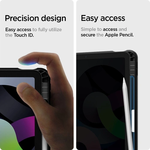 Kup Etui Spigen Tough Armor Pro Apple iPad Air 10.9 2020/2022 (4. a 5. generace) / iPad Air 11 2024 (6. generace) Černá - SPN1510BLK - {ean13} - Sklep Home Screen