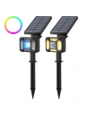 Lampa solară LED externă Blitzwolf BW-OLT5 cu senzor de amurg, 1800mAh, RGB