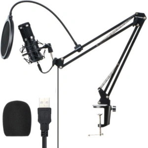 Kup Mikrofon de studio / capacitiv USB BlitzWolf BW-CM2, suport, filtru pop - BLZ330 - {ean13} - Sklep Home Screen