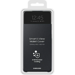 Kup Etui Samsung Galaxy A52/A52s EF-EA525PB černý/black S View Wallet Cover - SMG388BLK - {ean13} - Sklep Home Screen