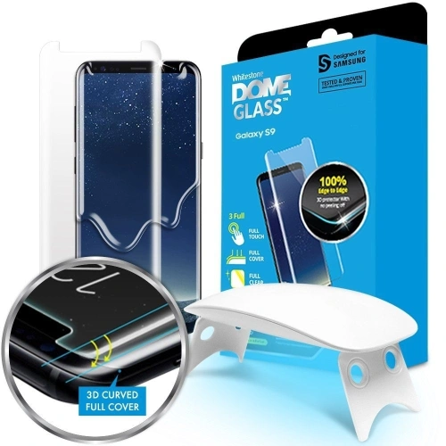 Kup Tvrdé sklo s UV lepidlem Whitestone Dome Glass Samsung Galaxy S9 - WSD003 - {ean13} - Sklep Home Screen