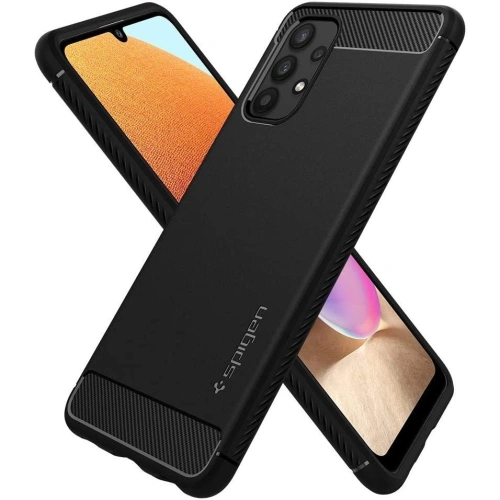Kup Etui Spigen Rugged Armor Samsung Galaxy A32 LTE Matte Black - SPN1514BLK - {ean13} - Sklep Home Screen