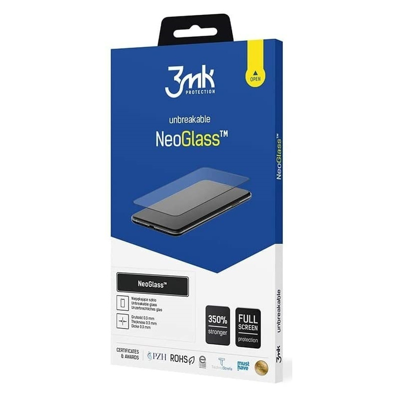 Szkło ochronne 3MK NeoGlass Apple iPhone 11/XR Full Cover czarne