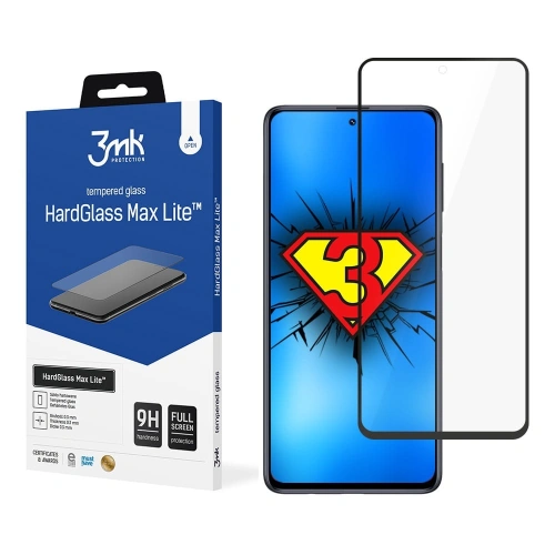 Kup 3MK Samsung Gehärtetes Glas HardGlass Max Lite Galaxy M51 schwarz - 3MK1460 - {ean13} - Sklep Home Screen