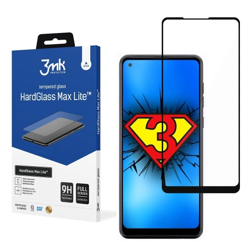 Kup Tvrdé sklo 3MK HardGlass Max Lite Samsung Galaxy A21s černé - 3MK1459 - {ean13} - Sklep Home Screen