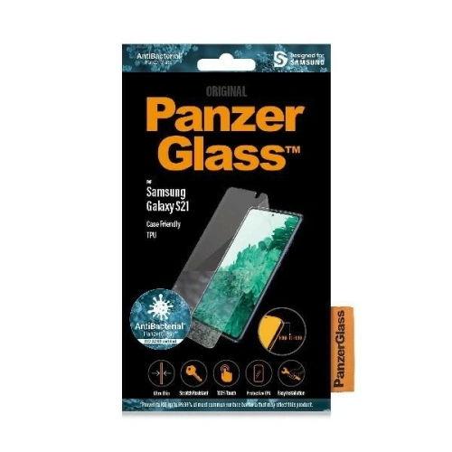Buy PanzerGlass TPU Samsung Galaxy S21 Case Friendly Antibacterial - PZG005 - {ean13} - Home Screen Store Europe